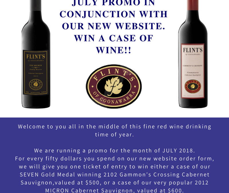 Win a case of wine of your choice